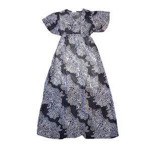 Beautiful Black and White Floor Length sundress Size L